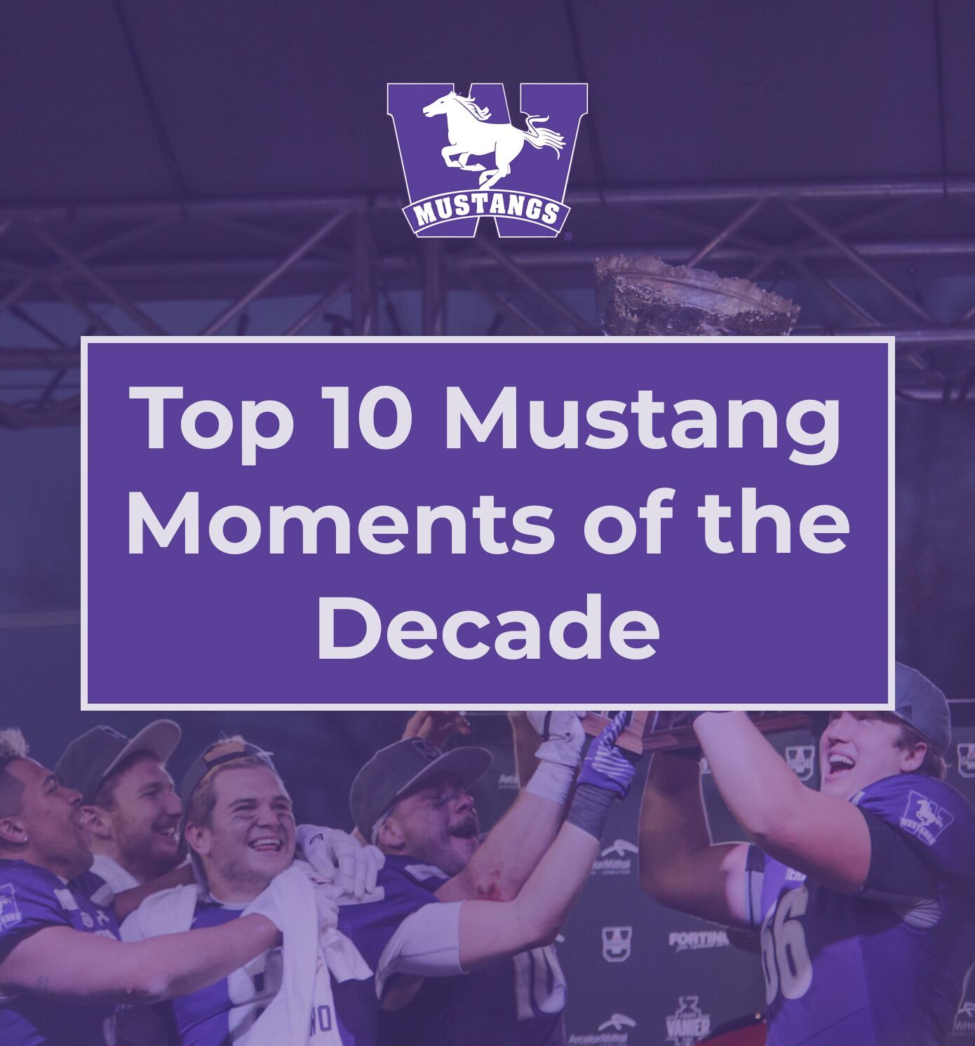 Top ten Mustangs moments of the decade graphic
